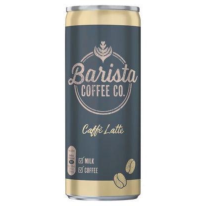 Barista Coffee Co Caffe Latte Can 250ml - Case of 12
