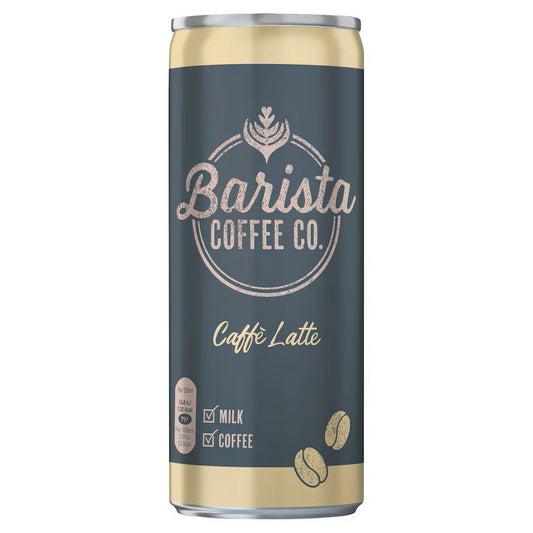Barista Coffee Co Caffe Latte Can 250ml - Case of 12