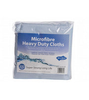 Blue Heavy Duty Microfibre Cloths 300gsm 40cm x 40cm - Pack of 10