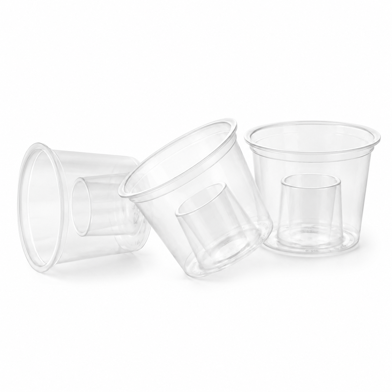 rPET Clear Bomb Shot Glasses - 25ml - Box of 1000