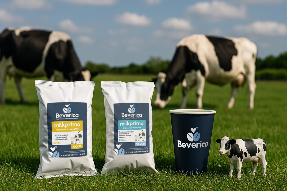 Beverica Milkprimo SILVER Premium Granulated Milk Blend for Vending Machines (Milfresh Silver Alternative) - (500g Bags)