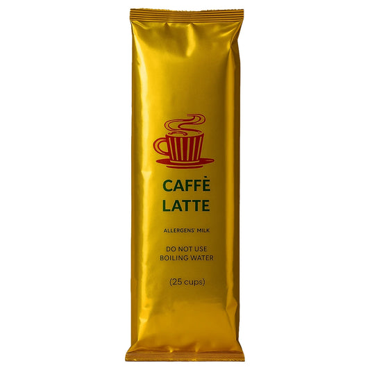 Incup Vending Drinks - Latte - (Pack of 25 Cups)