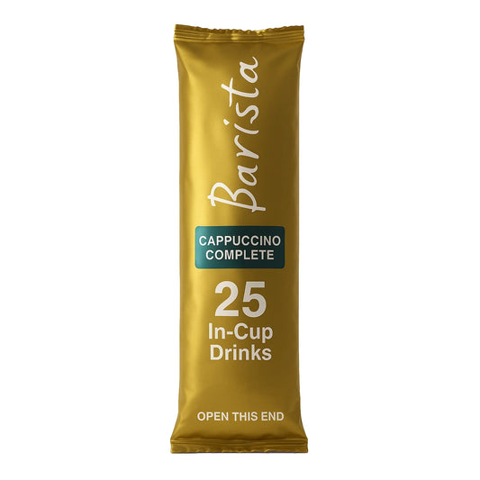 Incup Vending Drinks - Cappuccino Complete - (Pack of 25 Cups / 300 Cups)