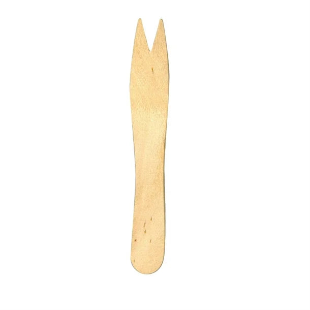 Wooden Chip Forks Biodegradable 8.5cm - Pack of 1000