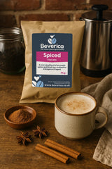 Beverica Spiced Chai Latte Mix - Vegan Suitable (Suitable for Vending Machines) (1KG Bags)