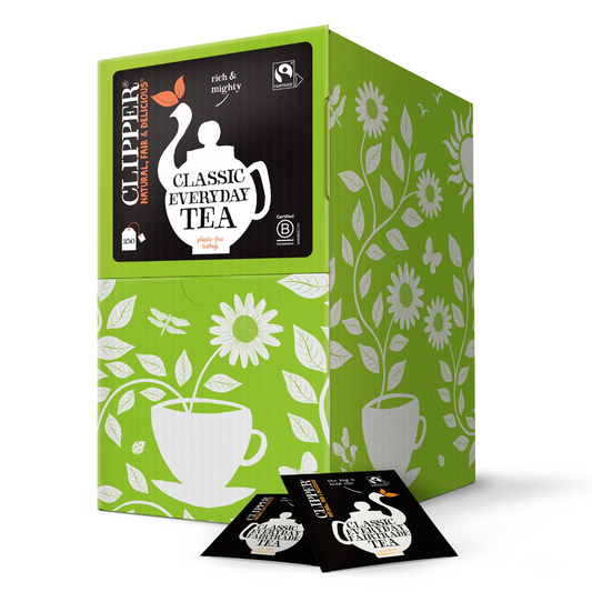 Clipper Fairtrade Everyday Individually Wrapped Envelope Tea Bags – 250 Pack