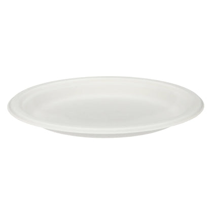 9" Bagasse Round Plates - Pack of 125