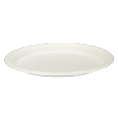 10" Bagasse Round Plates - Pack of 125