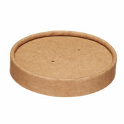 Kraft Soup Pot Lids for 8oz and 12oz - Pack of 25