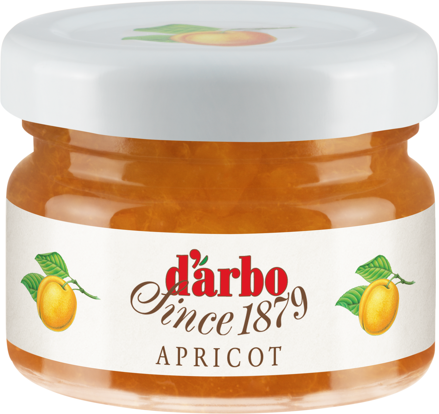 Darbo Apricot Mini Jam Jars – 28g – Pack of 60