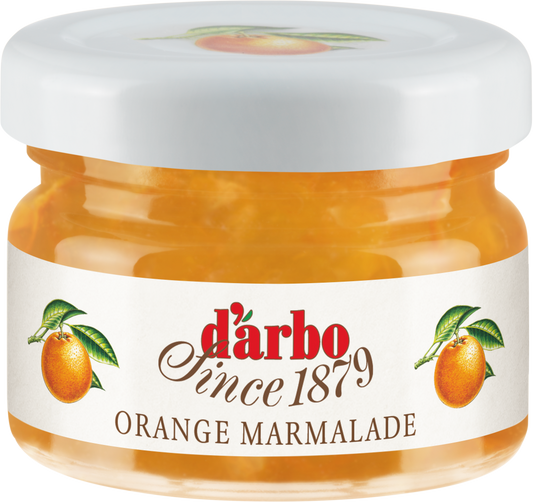 Darbo Orange Marmalade Mini Jars – 28g – Pack of 60