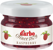 Darbo Raspberry Mini Jam Jars – 28g – Pack of 60