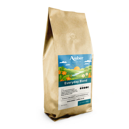 Amber Coffee Co Everyday Blend Coffee Beans - 1kg (Case of 6)