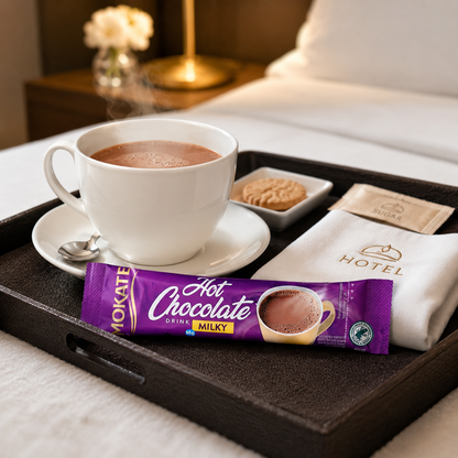 Mokate Instant Hot Chocolate Sachets - 100 Pack (10 x 10)