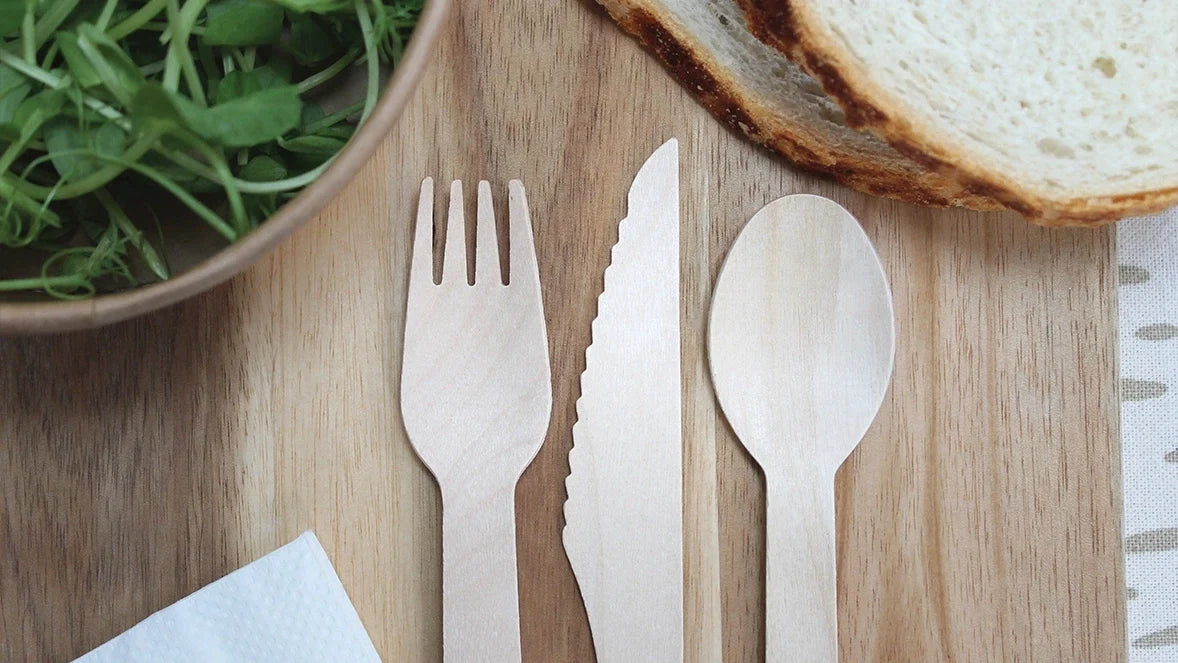 Wooden Knives Biodegradable - Pack of 100