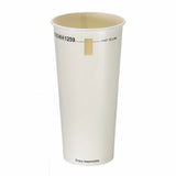 White Paper Pint Tumbler (568ml) with Window – Aqueous Lined Biodegradable (Box of 500)
