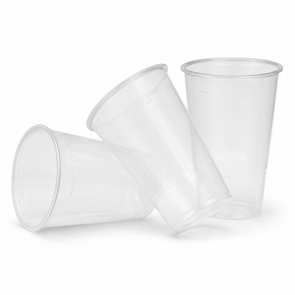Clear rPET Half-Pint Tumblers - UKCA Marked - Case of 1000