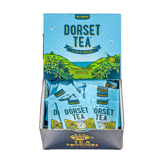 Dorset Tea Sunshine Blend Individually Wrapped Envelope Tea Bags – 250 Pack