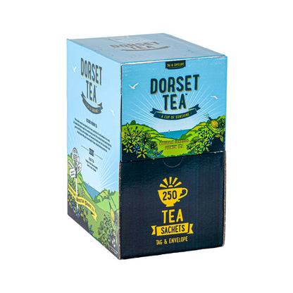Dorset Tea Sunshine Blend Individually Wrapped Envelope Tea Bags – 250 Pack