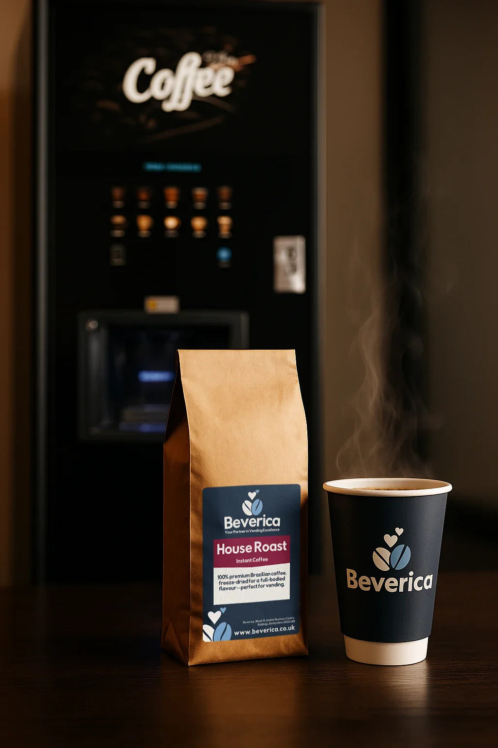 Beverica - House Roast Brazilian Granulated Vending Coffee (300g Bags)