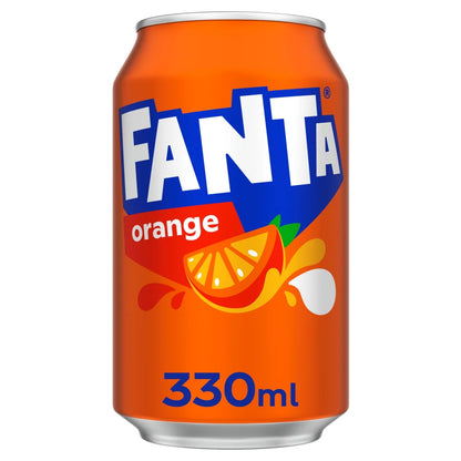 Fanta Orange - 330ml Cans (Case of 24)
