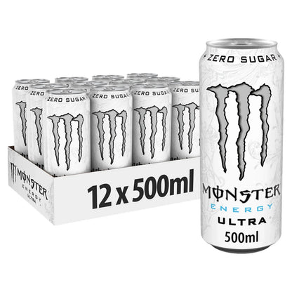 Monster Energy Ultra White - 500ml (Pack of 12)