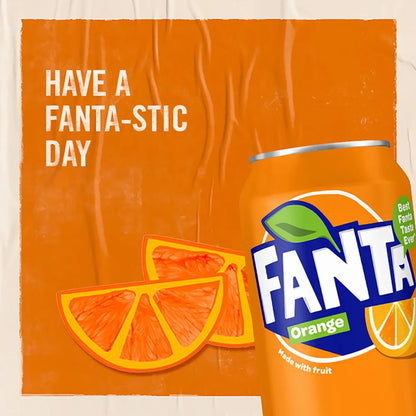 Fanta Orange - 330ml Cans (Case of 24)