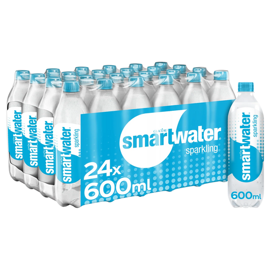 Glaceau Smart Water Sparkling - 600ml (Pack of 24)
