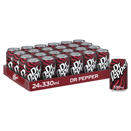 Dr Pepper - 330ml Cans (Case of 24)