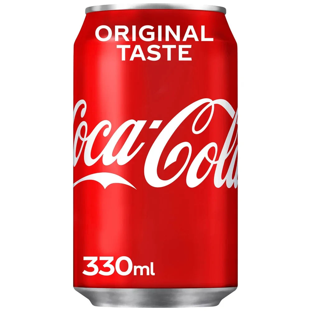 Coca-Cola Original Taste - 330ml Cans (Case of 24)