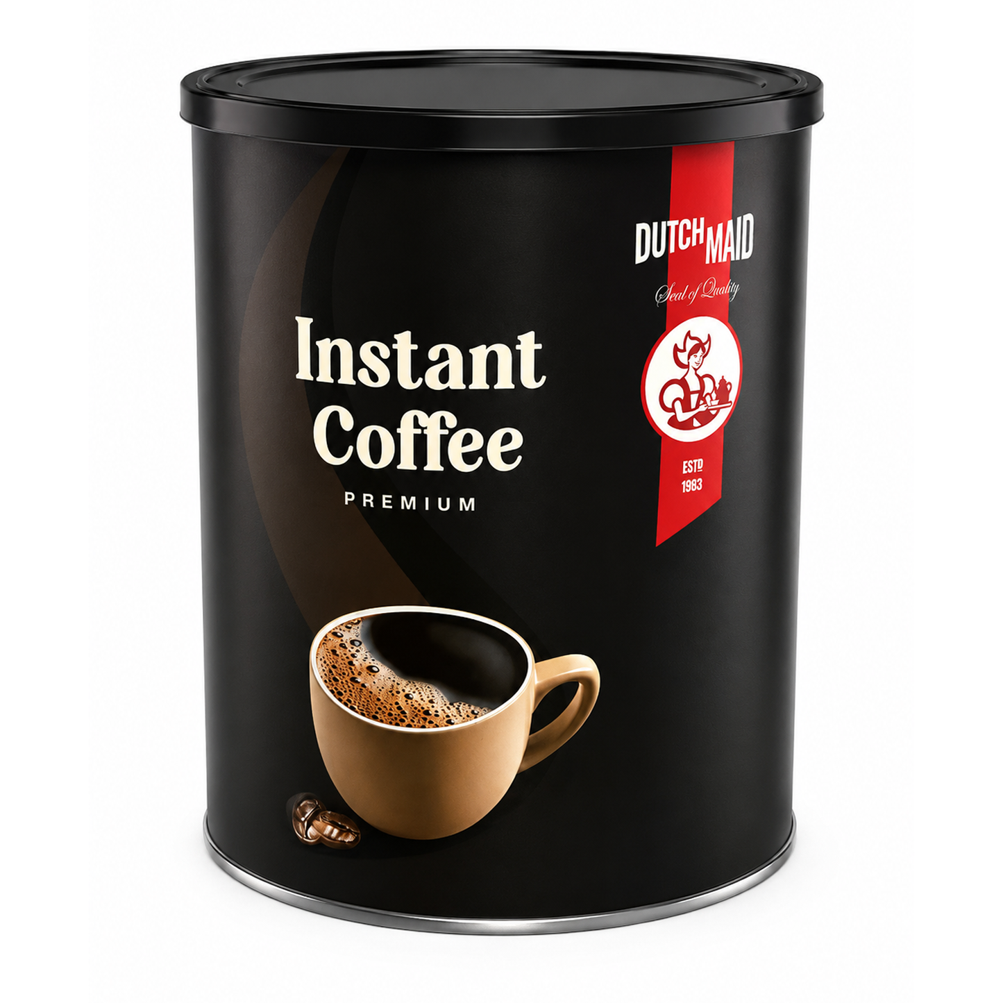 Dutch Maid Premium Instant Coffee Granules - 750g Tin