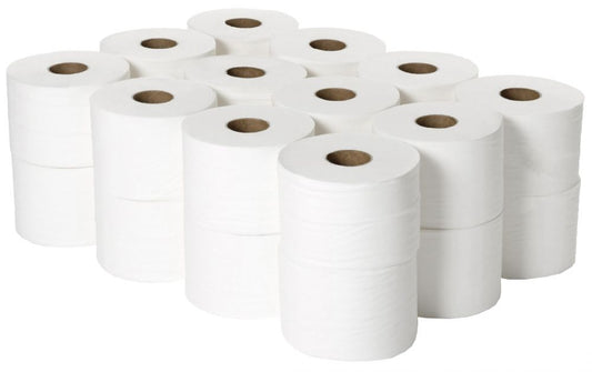 Swift Micro Mini Jumbo Toilet Roll 2-Ply 90m – Pack of 24