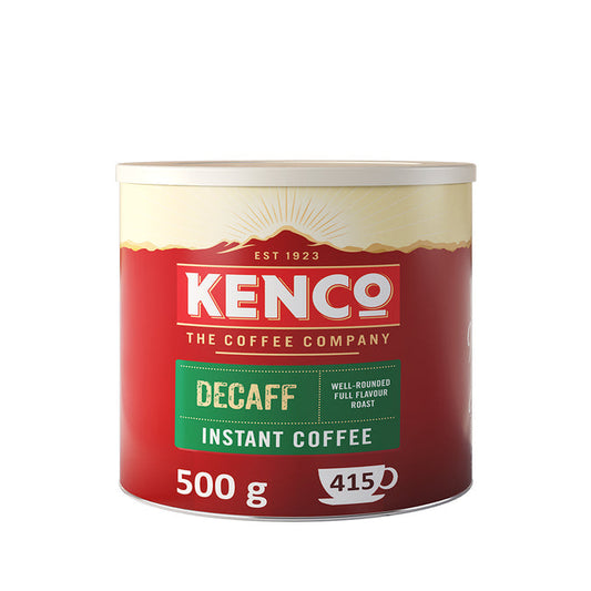 Kenco Decaf Instant Coffee Granules - 500g Tin