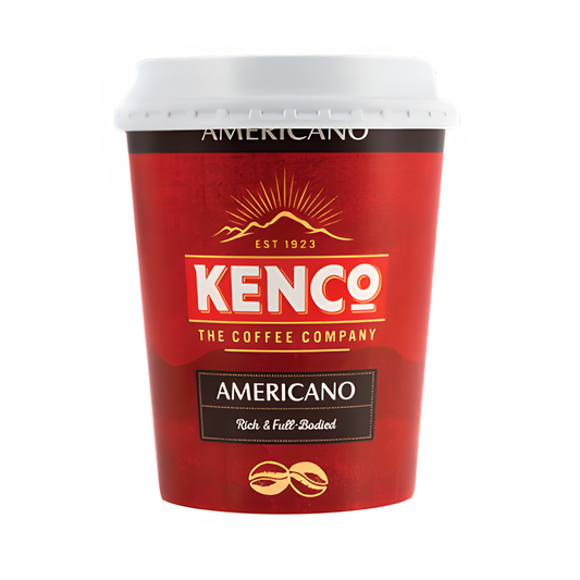 Kenco 2Go Americano Black Coffee - Nescafe & Go Compatible Cups (Pack of 8)