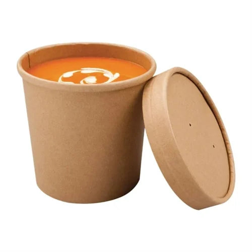 12oz Kraft Premium Soup Pot - Pack of 25