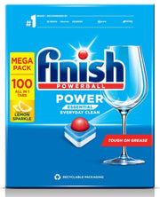 Finish Dishwasher Tablets Power Essential Lemon - 100's