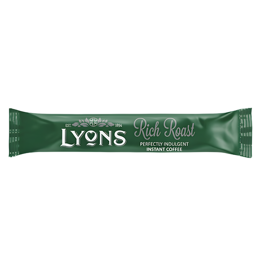 Lyons Rich Roast Instant Coffee Sachets / Coffee Sticks - Box of 250