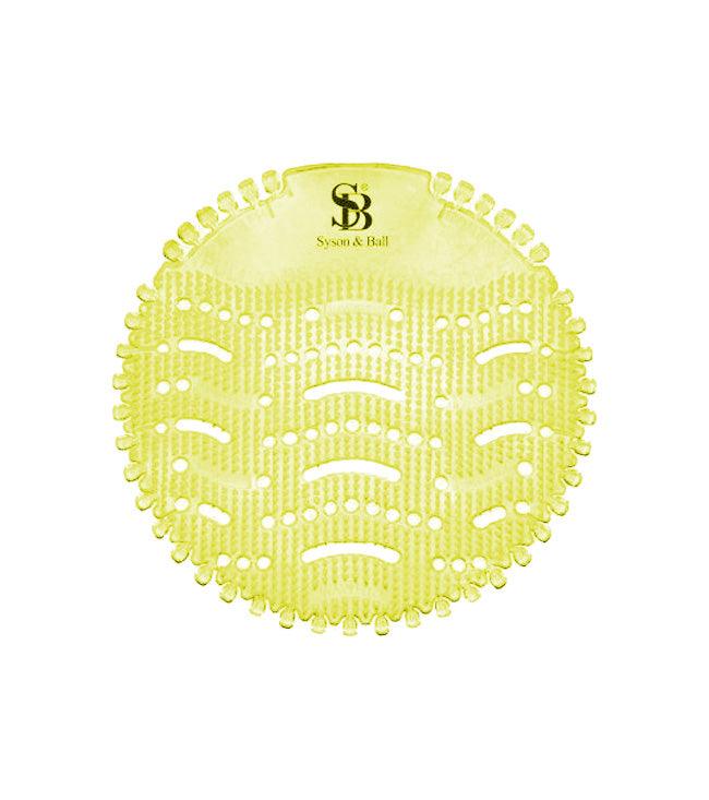 Individually Wrapped Urinal Screen Yellow - Mango Scent