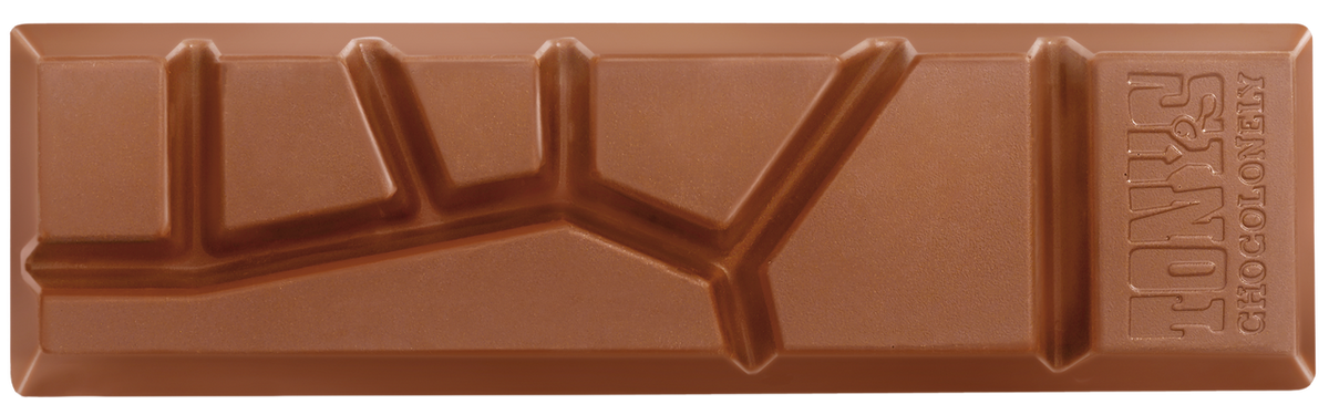 Tony's Chocolonely Milk Chocolate Caramel Sea Salt 35g Bar (Box of 35)