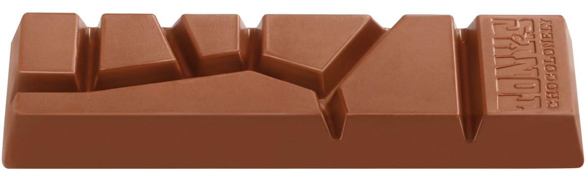 Tony's Chocolonely Milk Chocolate Caramel Sea Salt 35g Bar (Box of 35)