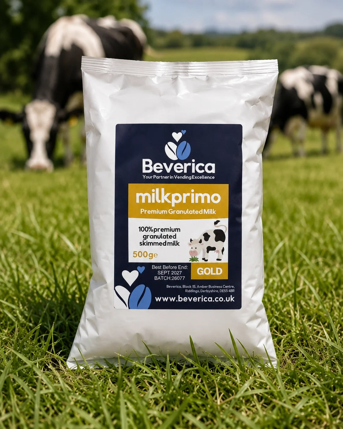 Beverica Milkprimo Gold Granulated Skimmed Milk Powder - 500g