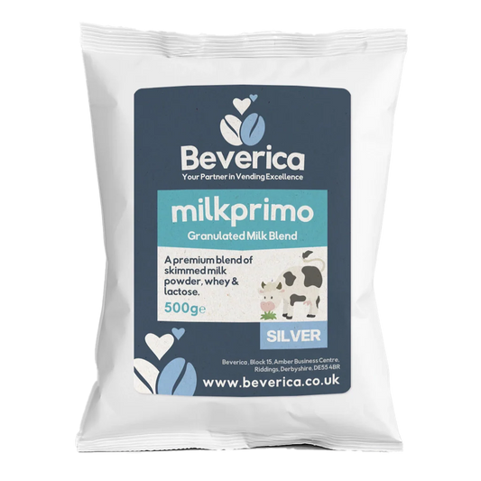 Beverica Milkprimo SILVER Premium Granulated Milk Blend for Vending Machines (Milfresh Silver Alternative) - (500g Bags)