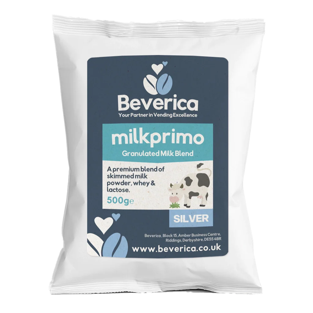 Beverica Milkprimo SILVER Premium Granulated Milk Blend for Vending Machines (Milfresh Silver Alternative) - (500g Bags)
