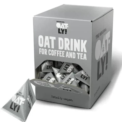Oatly Oat Milk Pyramid - Individual Portions – 20ml – Box of 100