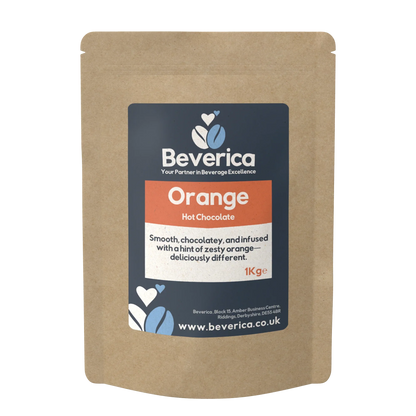 Beverica Orange Flavoured Hot Chocolate (1KG Bags)