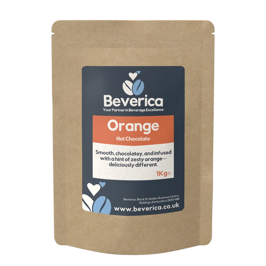 Beverica Orange Flavoured Hot Chocolate (1KG Bags)