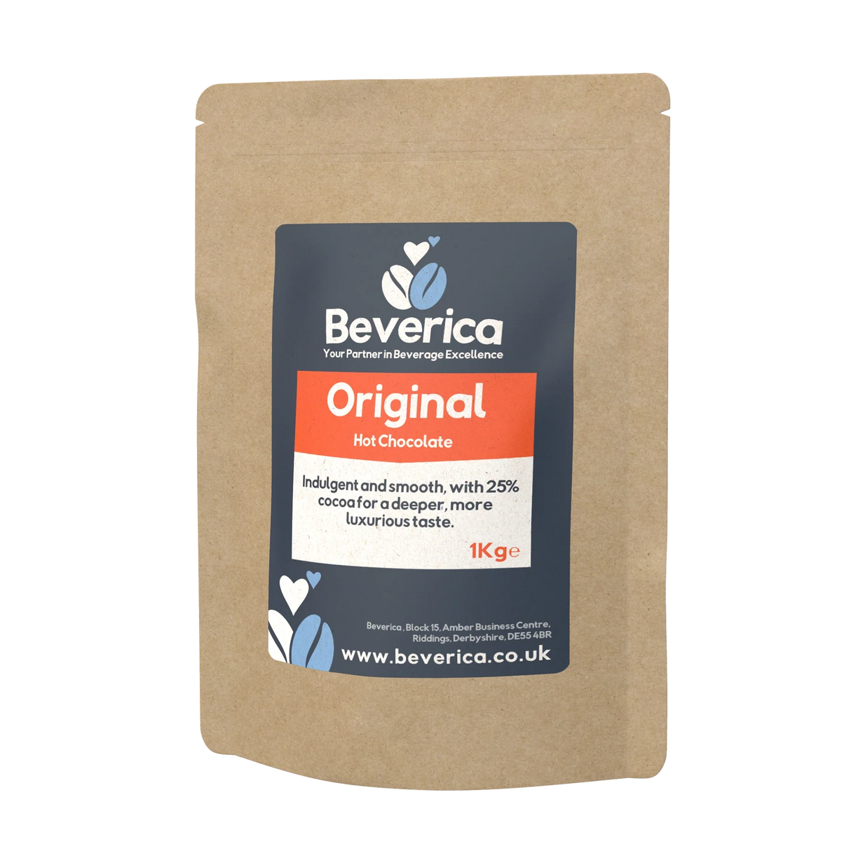 Beverica Original Luxe Hot Chocolate (1KG Bags)