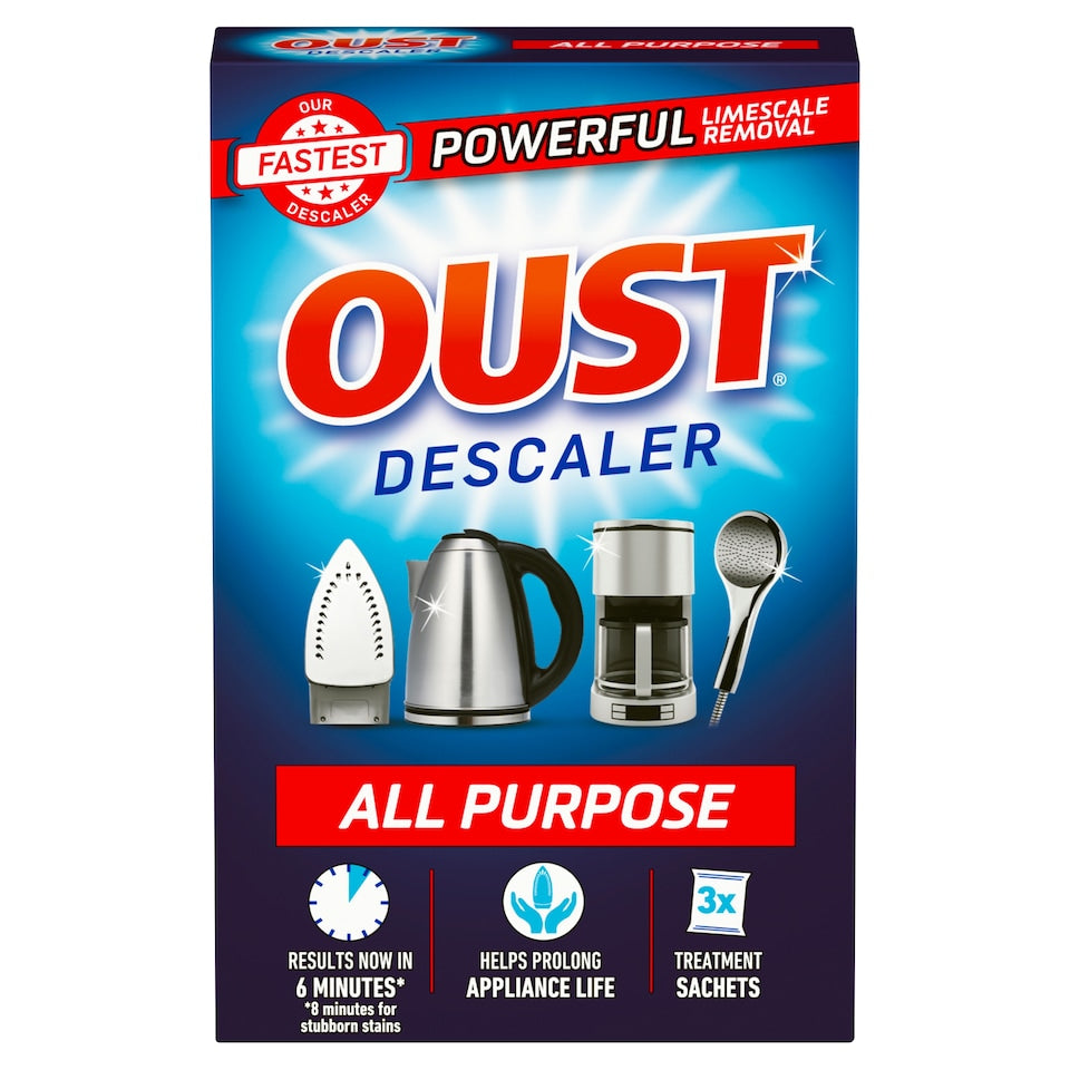 Oust All Purpose Descaler Sachets 25ml - Box of 3