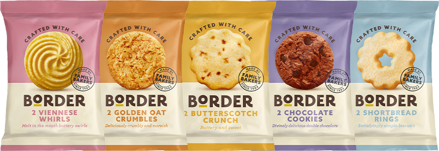Border Biscuits Mini Packs - 5 Varieties Twin Pack (Box of 100)