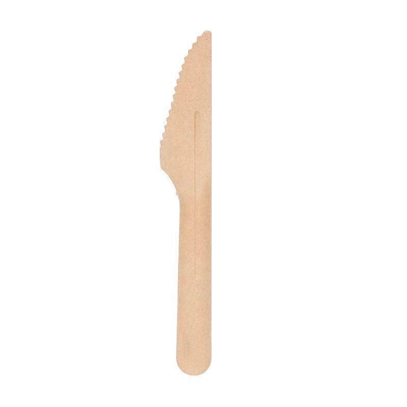 Kraft Paper Knives - Compostable Cardboard Cutlery - Pack of 100